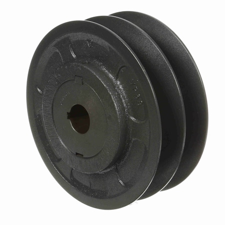Browning 2 Groove Cast Iron Finish Bore Fhp Variable Pitch Sheave, 2VP68X1 2VP68X1